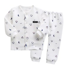 그린베베 영유아 봄가을용 파프 면 내의