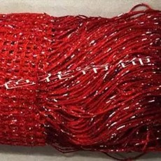 비즈발 문발 커튼 구슬 가리개 구슬발 장식 파티션 가림막 현관, 1개, H. 폭 높이 .8m 밝은 빨간색