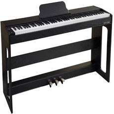 數位鋼琴 DP-1200，真實觸感，多種音色，簡約設計，適合初學者與進階琴師, 黑色, 1套, DP-1200整組
