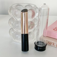 걸스코코 오버립 립 브러쉬 입술 실리콘브러쉬 핑거팁브러쉬, 1개, 04.고급형실리콘_블랙