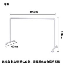 발레바 발레봉 댄스 스포츠 벽부착 스트레칭 연습 가정용, 단층 100x60x100, 1개