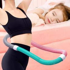 훌라후프 무소음 실내 뱃살 스프링 복수 휴대용sjl93Rkb