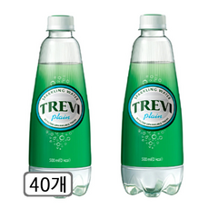 트레비 플레인 탄산음료, 300ml, 40개