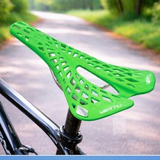 꼬리뼈안아픈 경량 자전거 안장 그린 땀안차는 자전거안장