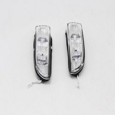 LED 사이드 미러 신호 램프 왼쪽 오른쪽 2008-2010 기아 피칸토 OEM 8761307000 2 개