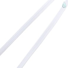 꿈꾸는비 고무줄 4골 수예용품, 흰색