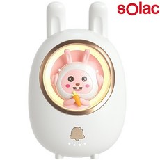 Solac 星寵充電式暖暖包/懷爐/暖蛋/暖手寶 白兔款 SWL-I03W，可愛造型，雙面恆溫發熱，USB充電，智能溫控
