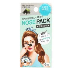 참숯 코팩 6P, 3개, 6개입