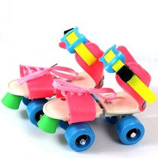 탈부착 롤러스케이트 바퀴 신발 인라인 롤러슈즈 휠, 1개, 바이브런트 핑크 22 - 32 3 6세