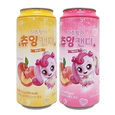 하츄핑의 스틱형 츄잉캔디 달콤 쫀득 복숭아맛 활용도 높은 캔디자인, 2개, 72g