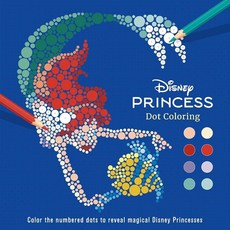 [5] Disney Princess: Dot Coloring [paperback], [5] Disney Princess: Dot Color