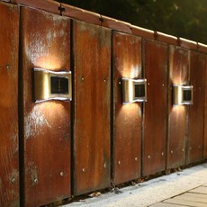 MIREU 太陽能 6LED 壁燈 4入, 白色