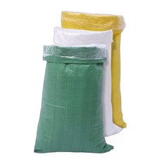 PP마대 100매 쌀포대 이중 포장 소금 톤백 비닐 방습 방수 2겹, 100개 50x80