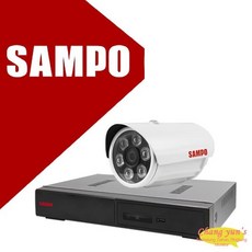 昌運監視器 SAMPO 聲寶 4路1鏡優惠組合 DR-TWEX3-4(DR-TWEX3-4 PRO) VK-TW2C66H 2百萬攝影機, 1個