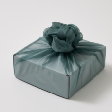 미담 크리스탈 보자기 선물 포장용 130x130cm, 10개, 청록