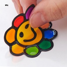 글라스데코스티커 10색 유아미술용품