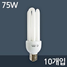 두영조명 삼파장 전구 75W E39, 주광색, 10개