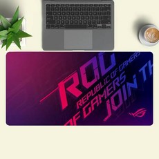 게이밍 장패드 R ROG A ASUS 마우스 패드 대형 확장형 책상 게임 사무실용 베이스, BLACK8, 600x300x2mm