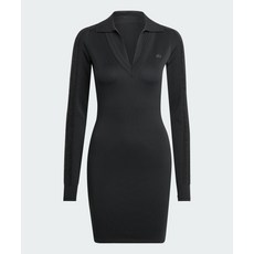 아디다스 adidas 롱 슬리브 칼라 드레스 블랙 KB3069
