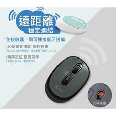 藍芽4D光學滑鼠-無線藍牙連接，精準定位，舒適握感, 黑