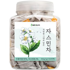 이너블릭 1500만 티백 판매 자스민차 티백, 1개, 100개입, 1g