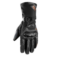 好物優選Top1 機車手套 防寒加絨不銹鋼防摔男女騎士手套, 冬季款ORZ-01紅色（加厚防水觸屏）,XXL