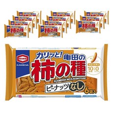 龜田製菓 柿種米果 無花生 6包入, 12個