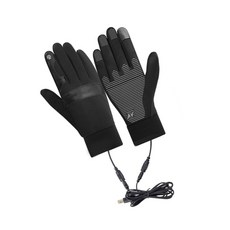 사이클링 및 스노보드용 터치스크린 USB 충전식 열선 장갑 1쌍, L, 1개, L × 1개
