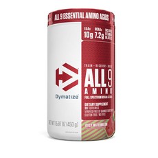 Dymatize 所有 9 種氨基全譜 BCAA 和 EAA, 多汁的西瓜, 450克, 1個