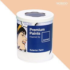 노루페인트 팬톤 실외 벽면 저광 페인트, 13-1017 AlmondCream, 1L, 1개