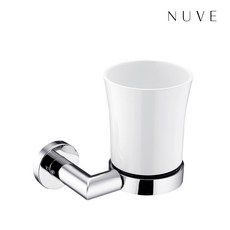 NU-005L-4 컵대 컵 양치컵 NUVE 범한공업 모던 심플 호텔욕실 소품 럭셔리 악세사리 NU005L4, 1개