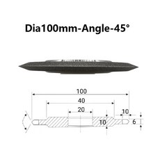 맷돌 Grit100~400 SDC 다이아몬드 그라인딩 휠 전기도금 이중 베벨 각도 45 ° 60 합금 세라믹 텅스텐 강철, 02 Dia100-V45, 03 320, 1개