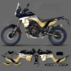 오토바이 그래픽 데칼 스티커 키트, 2. Color A, 1개