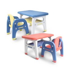 프리미엄스마트 유아책상세트, 쥬라기-오렌지＋블루