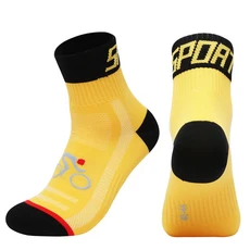 야외 건조 양말 빠른 스포츠 남성과 패션 러닝 여성 마라톤 사이클링, A1-yellow