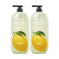 온더바디 더 내추럴 생기가득 바디워시 레몬버베나향, 900ml, 2개