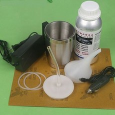 헤드라이트 리페어액 훈증기 복원키트 차량용 램프 브래킷 복원, 이중용도 전원 코팅액 사포 포함 공구, 1개, 1L