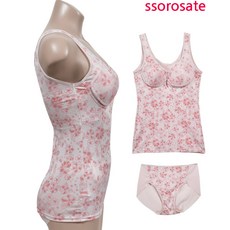 제삼오스토어 인견몰드 브라런닝 팬티 세트 캐미솔 수유 이너 끈없는