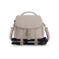 BAGSMART 카메라 가방 휴대용 DSLR 카메라 숄더백 방수 레인커버 포함, 006카멜