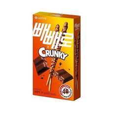 롯데제과 롯데 빼빼로 크런키, 10개, 39g