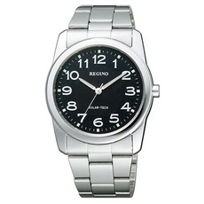 CITIZEN 男士 Regno 太陽能科技水晶玻璃防水標準款不鏽鋼金屬手錶 RS25-0212A