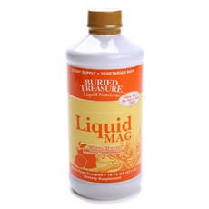 BURIED TREASURE 液體鎂膳食補充劑 橘子味, 473ml, 1瓶