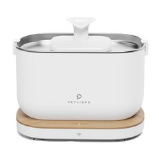 PETLIBRO 清泉寵物飲水機 智能款 寵物自動飲水機 循環過濾 靜音飲水器, 白色, 1個