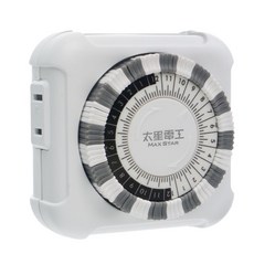MAX STAR 省電家族2P機械式定時器，定時開關插座，節能省電，適用多種電器, 1個