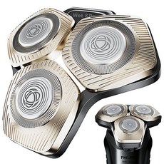 필립스 면도기날 SH71/50 다양한 모델 S5000 S7000 호환 교체용 호환 헤드 SH60/70, 1개, 샴페인