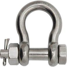 익스트림 맥스 30068366 보트텍터 스테인리스 스틸 볼트형 앵커 섀클 4, 1/2", 2-Pack