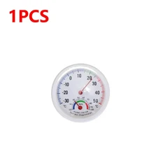 호환 미니 원형 시계 습도계 아날로그 습도계 벽걸이 온도 습도-30-50 섭씨, 1PCS