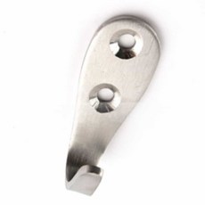 요비월드 옷걸이 1구 유선 스텐 그림고리 인테리어옷걸이 코트후크