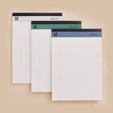 롭다 노트 패드 B5, SageGreen, 50매, 1개