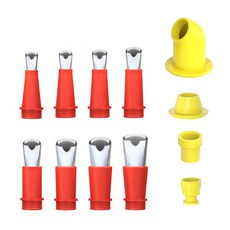 공구하자 다이버스 실리콘 노즐헤드 외벽용 12종 세트, 1개